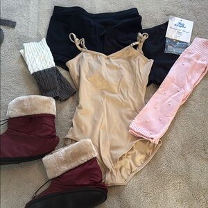 Dancer’s package/ leotard/shorts